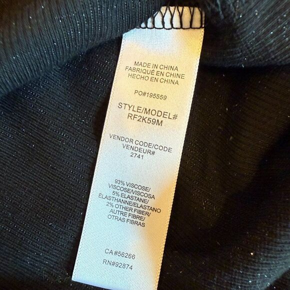 Splendid Long Sleeve Black Top - Picture 8 of 8